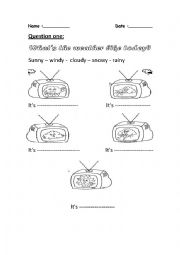 weather + prepositions 