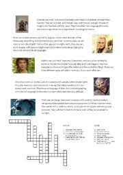 lord of the rings crosswords