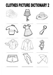 Clothes Picture Dictionary 2