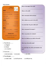 English Worksheet: Food arourd the world