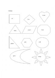 English Worksheet: Shapes