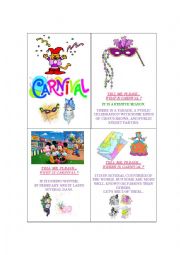 mini book carnival - some explanations and exercises