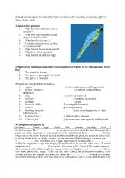 English Worksheet: A dead parrot sketch from Monthy Python