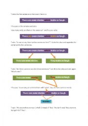 English Worksheet: a guide for teaching who/which