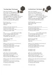 English Worksheet: Ten Black Roses