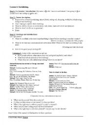 English Worksheet: English for Travelling