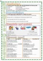 English Worksheet: Relative Clauses