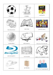 English Worksheet: Going To - Future - Cards for 