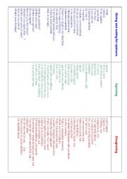 English Worksheet: Giving and asking for opinions, agreeing and disagreeing