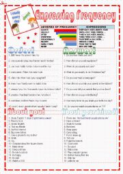 English Worksheet: Expressing Frequency