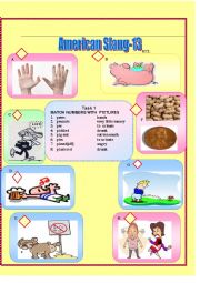 English Worksheet: American Slang-13