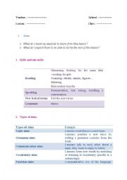 English Worksheet: trainee teachers