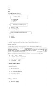 English Worksheet: present simple tense