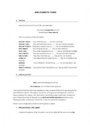 English Worksheet: PASSIVE VOICE GRAMMAR AND PRACTICE