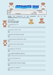 English Worksheet: Present Simple