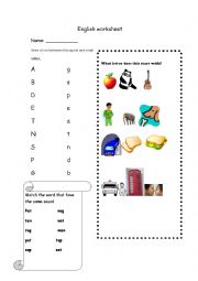 English Worksheet: capital letters worksheet 