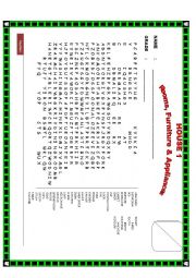 English Worksheet: HOME LETTER SOUP