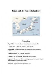 English Worksheet: Japan the country
