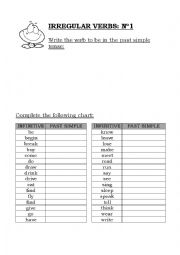 English Worksheet: Past simple activities