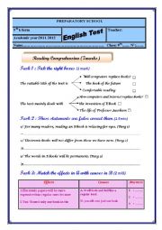 English Worksheet: Will computers replace books ? (9 th Form)