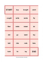 domino - irregular verbs