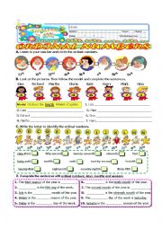 English Worksheet: ORDINAL NUMBERS