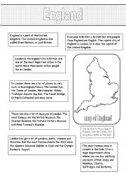 English Worksheet: Window on the United Kingdom (3)