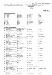 English Worksheet: Multichoice Exercise