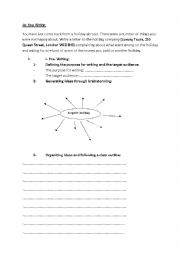 English Worksheet: writing as a process