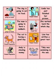 English Worksheet: Memory game