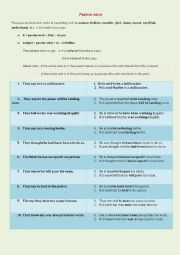 English Worksheet: passive forms: grammar reference with examples 