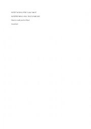 English Worksheet: Hello introduction