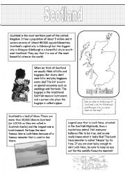 English Worksheet: Window on the United Kingdom (5)