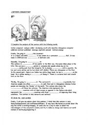 English Worksheet: INDIA VS USA CARTOON 