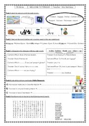 English Worksheet: WELCOME TO TUNISIA 7TH FORM