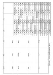 Word search Body Vocabulary