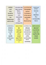 English Worksheet: linkers