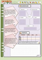 English Worksheet: SPORTS