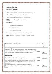 English Worksheet: love boat