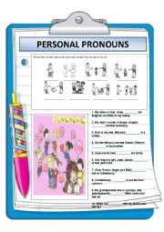 PERSONAL PRONOUNS