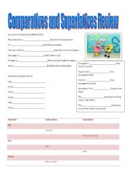 Comparative and Superlative Review Sheet