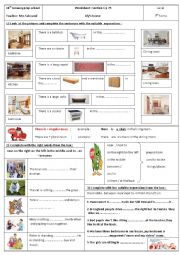 English Worksheet: Alys house