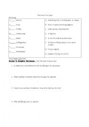 English Worksheet: Great Fire Quiz