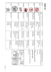 English Worksheet: Used to 