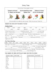 English Worksheet: Complete the Sentence