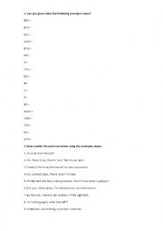 English Worksheet: Acronyms