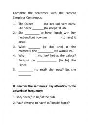 English Worksheet: grammar worksheet