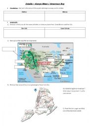 English Worksheet: Estelle - Kanye West / American Boy worksheet