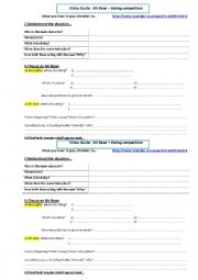 English Worksheet: Mr Bean eating competition