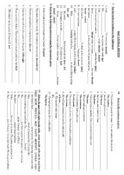 English Worksheet: Bac General Language & Vocabulary Review  (2 pages)
